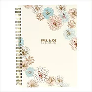 【日本Mark’s】PAUL & JOE 線圈筆記本A5 ‧ 白色西洋菊
