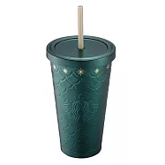 [星巴克]星光鱗片不鏽鋼TOGO冷水杯