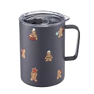 [星巴克]黑薑餅人不鏽鋼把手杯