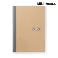 【MUJI 無印良品】月間筆記本/2025年12月開始/A5