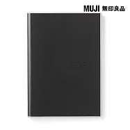【MUJI 無印良品】立式月週筆記本/2025年12月開始/黑.A5黑色/A5