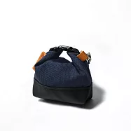 點子包【icleaxbag】迷你復刻小零錢包 耳機包 迷你便當袋零錢包 迷你帆布袋零錢包 台灣製造- 便當袋款式 藏藍色