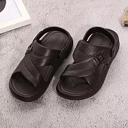 333家居鞋館 知性輕鬆休閒拖鞋 咖45