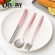 【OMORY】304莫蘭迪慢享生活餐具組- 粉色
