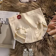 【唯蜜色】藏紅花蠶絲收腹包臀透氣中腰無縫提臀女用內褲 膚色