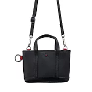 MONDAINE瑞士國鐵 真皮迷你托特零錢包|可手拿・可斜背・三色任選 - 經典黑