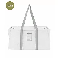 日本3COINS 無印風格透明兩用肩背手提80CM超大搬家扛貨收納袋