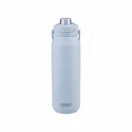 Oasis 三層陶瓷彈蓋保溫瓶 1000ml - 紫霧藍