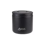 Oasis 真空快掀蓋保溫食物罐 500ml - 夜黑