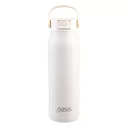 Oasis Sorrento 陶瓷彈蓋吸管保溫瓶 900ml - 燕麥白