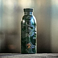 義大利 24Bottles x 藍寶堅尼 不鏽鋼雙層保溫瓶 500ml / 限量聯名款 - 森林迷彩