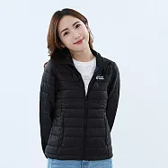 【遊遍天下】女款顯瘦立領防風防潑水保暖外套 XL 女款黑色