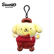【日本正版授權】三麗鷗 校服系列 玩偶吊飾 - 布丁狗