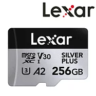 Lexar 雷克沙 256GB Silver Plus microSDXC UHS-I A2 U3 V30 記憶卡