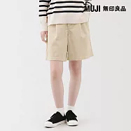 【MUJI 無印良品】女吉貝木棉混燈芯絨褲裙 XL 象牙白