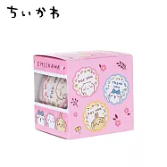 【日本正版授權】吉伊卡哇 盒裝捲軸貼紙 Chiikawa - 粉色款