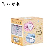 【日本正版授權】吉伊卡哇 盒裝捲軸貼紙 Chiikawa - 橘色款