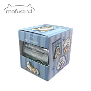 【日本正版授權】貓福珊迪 盒裝捲軸貼紙 mofusand - 藍色款