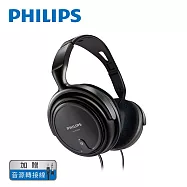 PHILIPS 強勁40mm單體HI-FI立體聲耳罩式有線音效耳機-SHP2100 黑