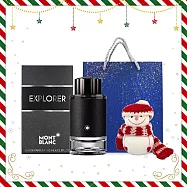 MONTBLANC 萬寶龍 探尋旅者淡香精(100ml)+聖誕香氛擴香石附禮袋-聖誕交換禮物-國際航空版