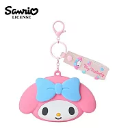 【日本正版授權】三麗鷗 矽膠 造型零錢包 - 美樂蒂