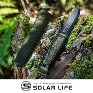 MORAKNIV 全龍骨厚刃高碳鋼直刀含護套 14528 Garberg BlackBlade.戶外直刀 求生野營刀 多功能露營刀 登山直刀 戰術刀具