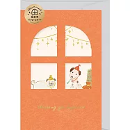 【日本Wa-Life】冬限定|窗景留言卡片 ‧ 汪汪派對