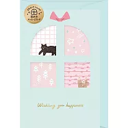 【日本Wa-Life】冬限定|窗景留言卡片 ‧ 閃亮禮物