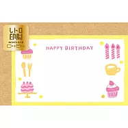 【日本Wa-Life】冬限定|復古印刷迷你卡片 ‧ 慶祝蛋糕