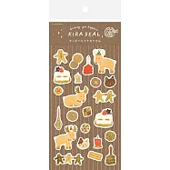 【日本Wa-Life】冬限定|金箔裝飾貼紙 ‧ 餅乾與馴鹿
