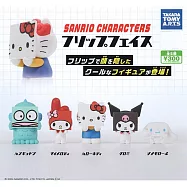 【日本正版授權】全套5款 三麗鷗角色 展示卡臉 扭蛋/轉蛋 087639