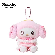 【日本正版授權】三麗鷗 天使與惡魔系列 玩偶吊飾 - 美樂蒂