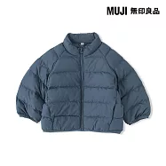 【MUJI 無印良品】幼兒可水洗鋪棉撥水加工外套 80 藍色