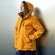 【KISSDIAMOND】G-Pro石墨烯禦寒極鋒衣三穿外套(男女款/KDFJ-6888) XL 向日葵