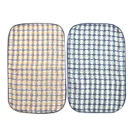 【Kusuguru Japan】日本眼鏡貓 2入組 多功能紗布巾 30X20cm - 波點貓咪款 -單一款式