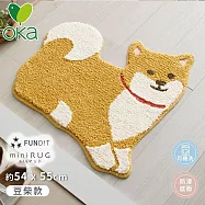 【OKA】Funditto 動物系列可水洗地墊 -豆柴款