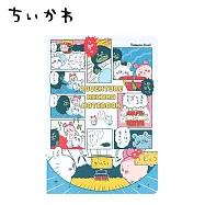 【日本正版授權】吉伊卡哇 4格漫畫筆記本 日本製 A5筆記本 - 藍色款