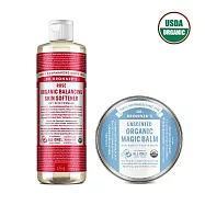 【潔膚舒敏組】布朗博士 玫瑰蜂蜜保濕潤膚平衡水16oz+舒敏萬用神奇膏2oz