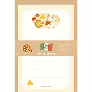 【日本Wa-Life】小廚房Viva Italia 經典美濃和紙小信封紙組 ‧ 披薩貓咪主廚