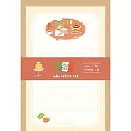【日本Wa-Life】小廚房Viva Italia 經典美濃和紙小信封紙組 ‧ 甜點小熊主廚