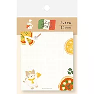 【日本Wa-Life】小廚房Viva Italia 便利貼 ‧ 披薩貓咪主廚