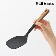 【MUJI 無印良品】木柄矽膠鏟約長26 cm/1入