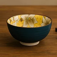 【日本野田】美濃燒|木蓮 陶瓷飯碗11.5cm ‧ 黃
