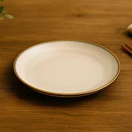 【日本野田】美濃燒|渆卷 陶瓷 餐盤17cm