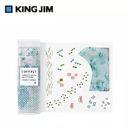 【HITOTOKI】COFFRET 調色盤捲狀貼紙 / 孔雀綠