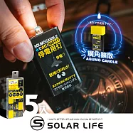 AQUMO CANDLE 日本製防災水滴燈/套裝5入組.水光燈避難包 水點燈水蠟燭 防災停電 緊急照明燈 颱風地震 廣角擴散/套裝5入組