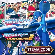 PC《洛克人 經典合輯 1+2》中文版 Steam Code / Steam Key 數位下載版 ⚘ 台灣代理版