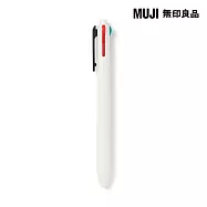 【MUJI 無印良品】滑順按壓油性原子筆/4色/黑、紅、藍、綠0.5mm