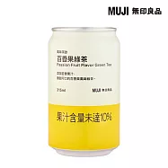 【MUJI 無印良品】風味茶飲 百香果綠茶315ml