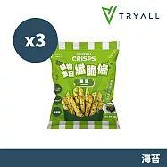 Tryall | 蛋白纖脆條-3入(40g/包) 海苔風味